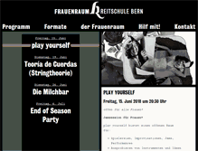 Tablet Screenshot of frauenraum.ch